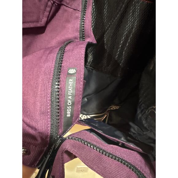 686 Women's purple Annex Insulated Jacket medium ski snowboard - Picture 7 of 7